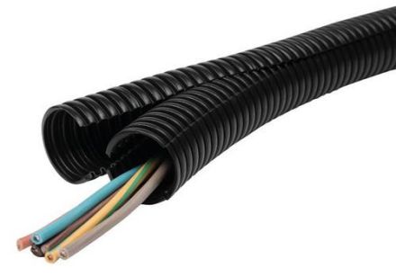 Fränkische Rohrwerke 3840001600 2PPSM-16U.50 divisible black UV corrugated pipe