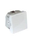 EFAPEL SAF EARTH SOCKET(FRENCH)HOR APERT LID-2MOD RD