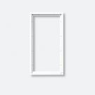 Siedle KR 611-4/2-0 DG combination frame in dark grey mica