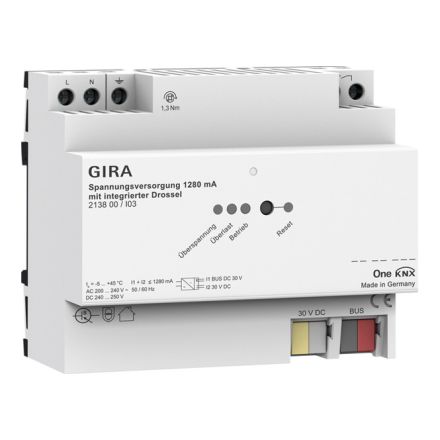 GIRA 213800 KNX bus power supply | 1280 mA