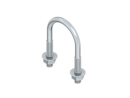 Niedax MIRB30F D: 30mm hot-dip galvanized round steel bracket