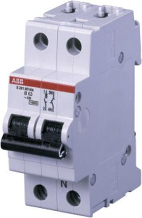 ABB Stotz-Kontakt S201MT-D20NA 10kA 20A 1P+NA circuit breaker, 2CDS271106R0201