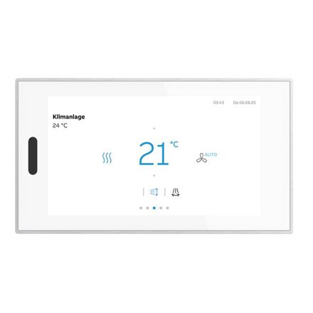 BUSCH-JAEGER RT/U30.0.11-811 KNX touch panel | white glass | 5 inches