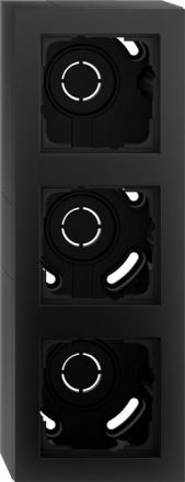 Gira 106309 3f+frame E2 sw with surface-mounted housing