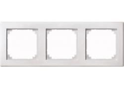 MERTEN 484319 Frame 3-way polar white M-SMART
