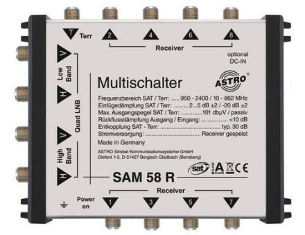 ASTRO Strobel 00360511 SAM 58 R Multiswitch