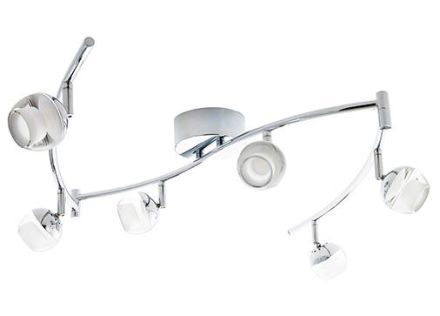 LEDINO 50220303001012 6 LED spot bars 6x 5 W, chrome