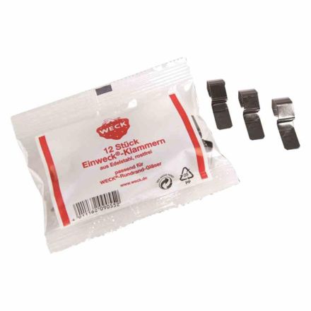 WECK 9090555 Preserving clips 12 pieces
