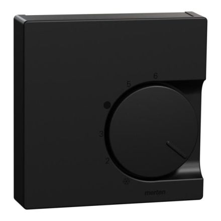 MERTEN MEG5762-0403 Room temperature controller black matt System M central plate