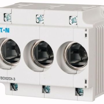 Eaton FCFBD02DI-3 fuse base, 3p, 63A, 400V, D02/E18 , 148810