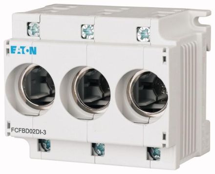 Eaton FCFBD02DI-3 fuse base, 3p, 63A, 400V, D02/E18 , 148810