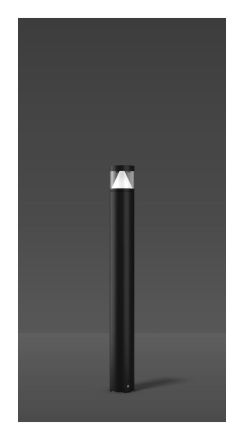RZB 612163.0031.1 Mega Cone 10W 630lm 840 anthracite LED bollard light