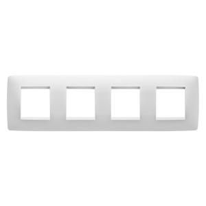 Gewiss GW16128TB ONE Inter 2+2+2+2M H Milk White Cover Frame