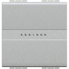 Bticino NT4053M2AN installation switch LL changeover switch 10A 2M Tech, (aluminium)