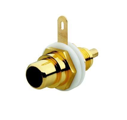 Busch-Jaeger 0263/05 Cinch socket, for mounting in communication adapters black