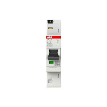 ABB Stotz-Kontakt 2CDS251003R0164 SX201-C16 Flexline C-Char.6kA 16A 1P circuit breaker