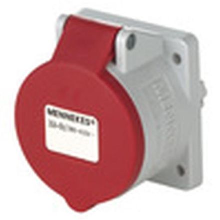 Mennekes 3385 16A5p 6H400V TwinCONTACT IP44 CEE surface-mounted socket
