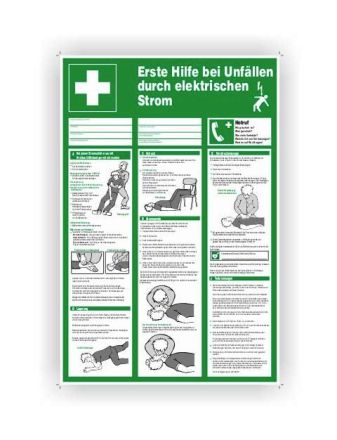 Cimco 182762 First aid in case of accidents Safety notice