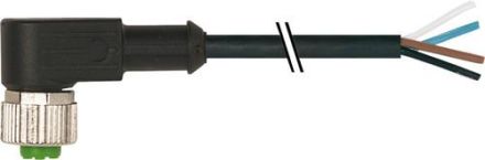 Murrelektronik 7000-12341-6340500 M12 PUR 4x0.34 black UL/CSA+drag chain 5m circular connector