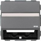 Gira 087067 Data cover BSF with support ring Gira TX_44 anthracite