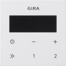 Gira 248003 Operating unit flush-mounted radio RDS System 55 pure white