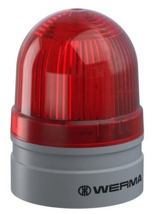 Werma 26012074 Mini TwinFLASH 12VAC/DC RD LED flashing light
