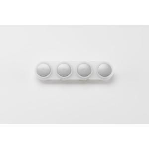 Ritto RGE1276449 button unit 4-way silver (pack of 1)