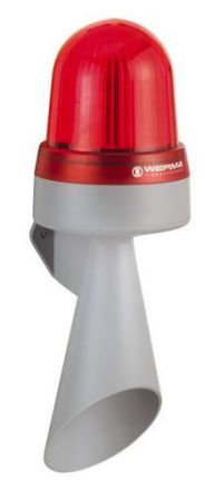 Werma 43410060 WM continuous tone 115-230VAC RD LED horn