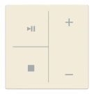 BUSCH-JAEGER LFMW/A.4.63.11-84 rocker for Keypad future | 4-way, music control | alpine white