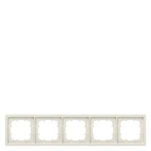 Siemens 5TG1325-1 frame 5-way 82x82mm platinum metallic