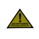 INDEXA WAKA Attention-Alarm-protected warning sticker