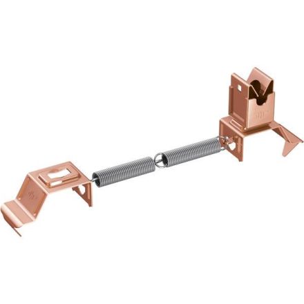 Pröpster 110 542 Cu D:8mm Type A side with springs LH:34.5mm roof cable holder