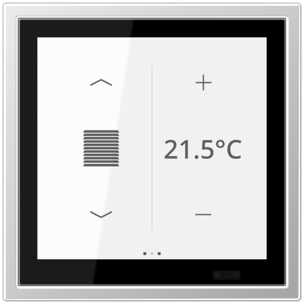 JUNG LSZAL459BFD1S KNX room controller LS TOUCH | LS ZERO | aluminum