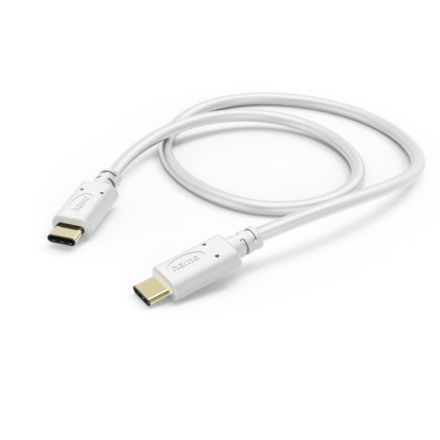 Hama 201592 charging cable, USB-C - USB-C, 1.5 m, white USB charging cable