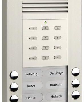 TCS ASE51100-0010 ASE51100 10 buttons AP silver code lock audio outdoor station ASD