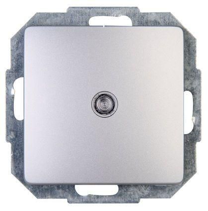 Kopp 650677083 PARIS illuminated silver universal switch