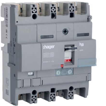 Hager HNB252H circuit breaker x250 4-pole 40kA 250A TM50