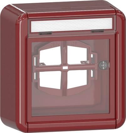 Gira 320630 BSF+glass pane WG AP rt cover