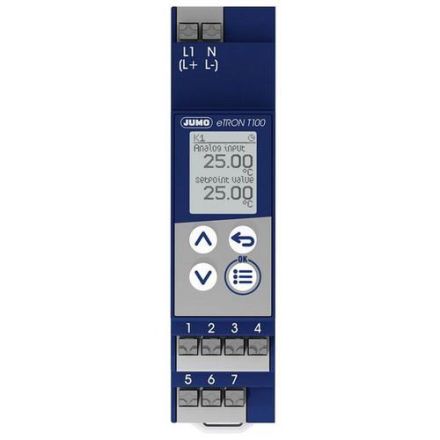 JUMO 00718287 230V Pt100 Pt1000 KTY digital output digital thermostat