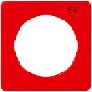 ELSO 223108 Central plate for socket printed ZSV orange