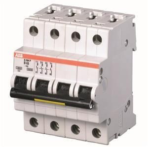 ABB Stotz-Kontakt S204P-K50, circuit breaker K-Char., 15 kA, 50 A, 4P, 2CDS284001R0577