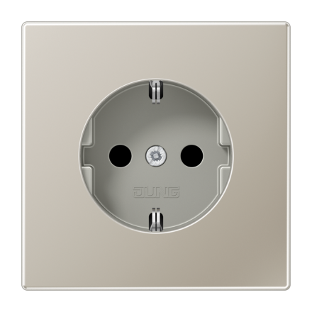Jung ES1520 SCHUKO socket, 16 A 250 V ~, LS series, stainless steel
