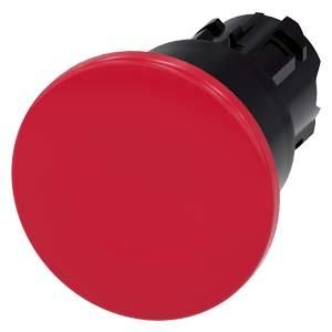 Siemens 3SU1000-1BA20-0AA0 mushroom pushbutton 22mm round red