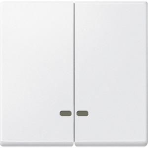 MERTEN MEG3420-0419 double rocker switch polar white matt