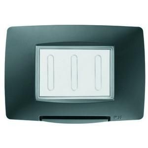 Gewiss GW16703TN 3M IP55 black cover frame