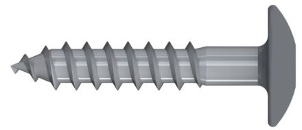 Reisser 000812W038-05503502-16 FPS facade panel screws TX RN 812, ETA, 5.5 x 35, stainless steel A4, pickled, passivated, pack of 100, RAL 7037, dust grey, head painted