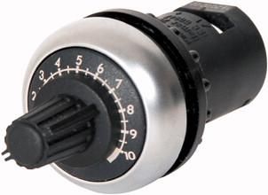 Eaton M22S-R100K potentiometer, 100 kOhm, front mounting, 232235