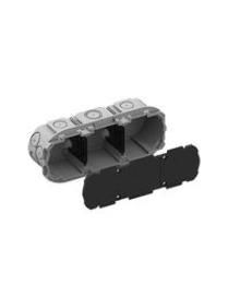 Kaiser 9923 3-way flush-mounted device junction box, 9923