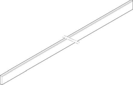 ABN 4RE 20x5x595mm vertical CU rail (XCUS524)