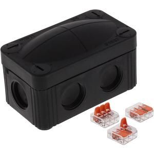 Wiska 10109900 COMBI 206 BK / 3xWAGO 221-413 cable junction box